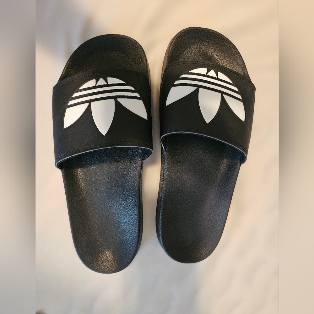 Men's Adidas Adilette Lite Slide, size 10, black